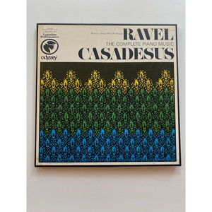 Ravel The Complete Piano Music Casadesus 3 LP Box Set MONO Odyssey EX 32 36 0003